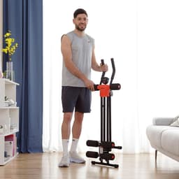 image-Folding Abdominal Machine with Exercise Guide Plawer InnovaGoods