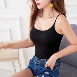 image-Modal no steel ring vest BRA yoga bottoming shirt with chest pad ladies summer vest 9018