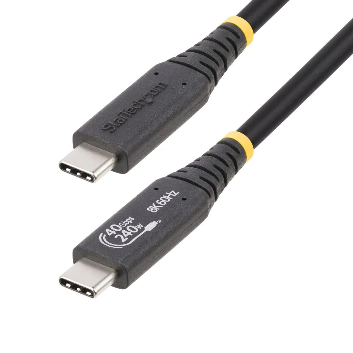 image-USB Cable Startech 50C-40G-USB4-CABLE Black