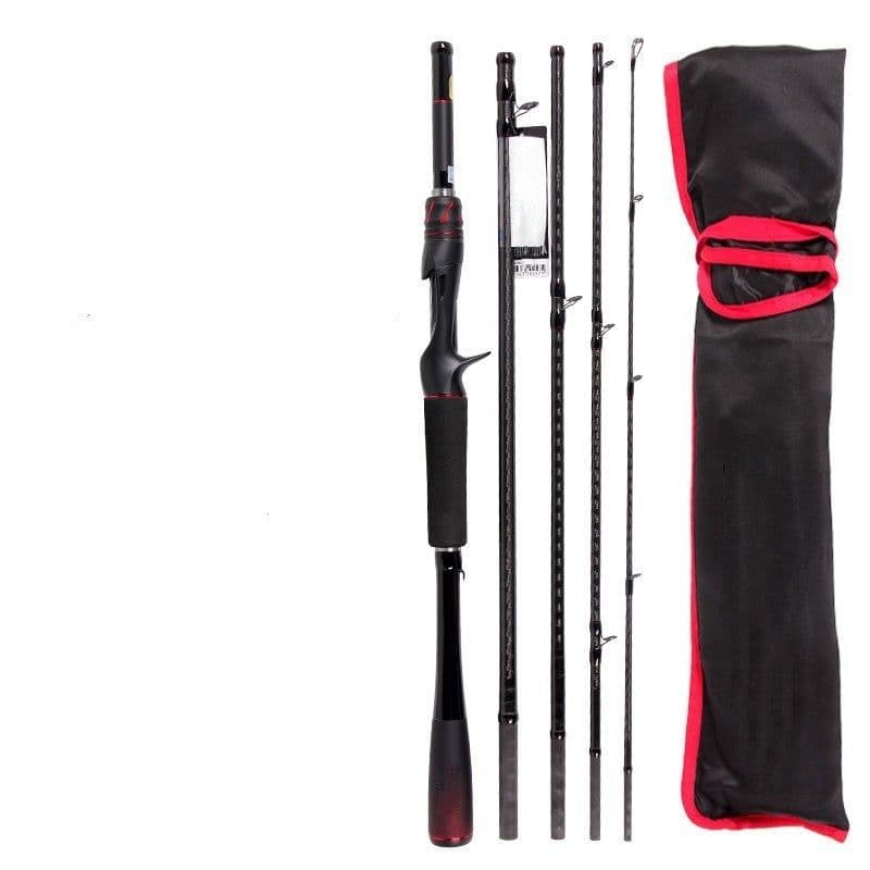 image-Traveling Portable Multi Section Fishing Rod