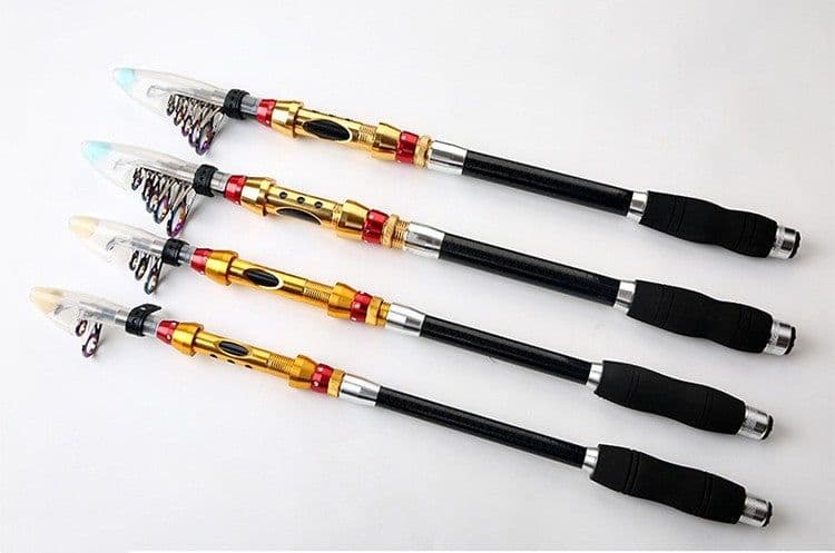 image-Fishing Rod Spinning Carbon Fiber Telescopic