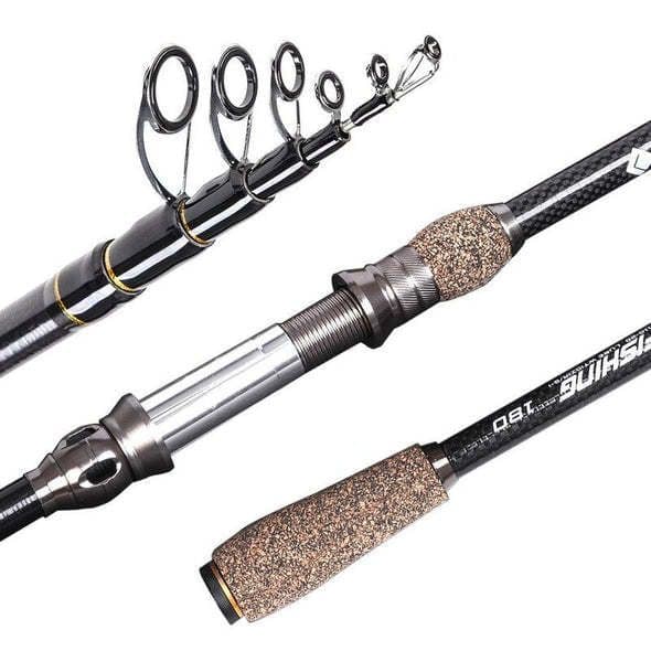 image-Carbon Telescopic Rod Sea Rod Fishing Tackle