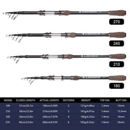 image-Carbon Telescopic Rod Sea Rod Fishing Tackle