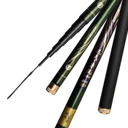 image-High Carbon Fishing Rod Light Hard 6H19 Tune Black Pit Hand Rod Short Pitch Fishing Rod