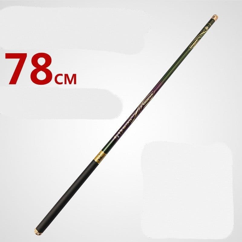 image-High Carbon Fishing Rod Light Hard 6H19 Tune Black Pit Hand Rod Short Pitch Fishing Rod