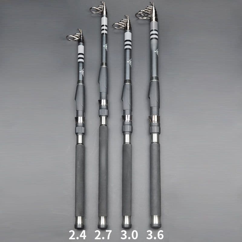 image-Stainless Steel Retractable Long-range Fishing Rod
