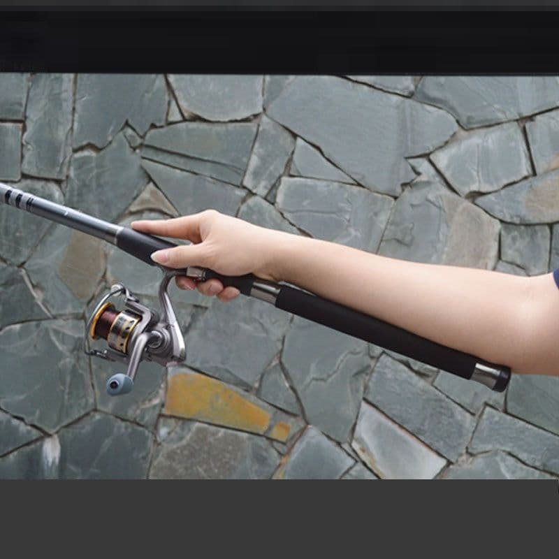 image-Stainless Steel Retractable Long-range Fishing Rod