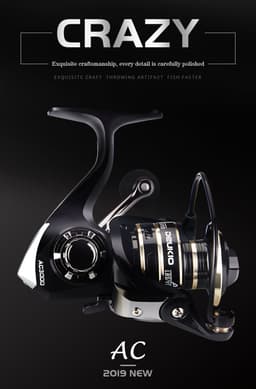 image-Fishing Wheel Metal Fishing Reel Bait Telescopic Fishing Rod Wheel