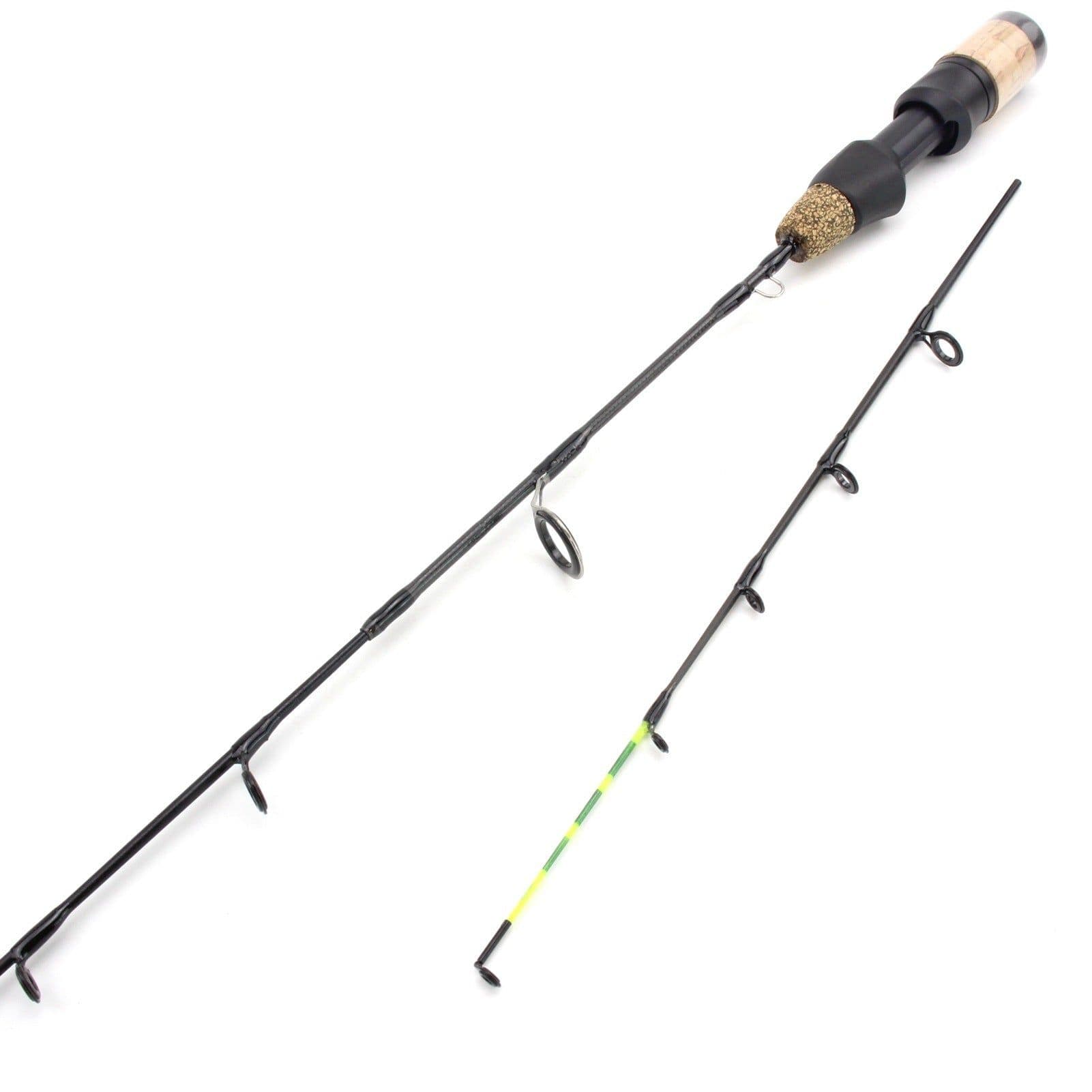 image-Double Tip Ice Fishing Winter Spinning Wheel Tackle Set Fishing Rod