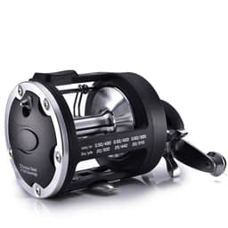 image-Trolling Fishing Reel Saltwater Right Hand Sea Bait Casting Fishing Reel Black