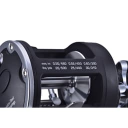 image-Trolling Fishing Reel Saltwater Right Hand Sea Bait Casting Fishing Reel Black