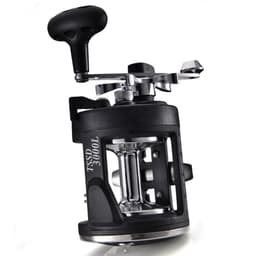 image-Trolling Fishing Reel Saltwater Right Hand Sea Bait Casting Fishing Reel Black