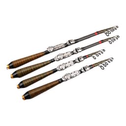 image-Telescopic Rock Fishing Rod Spinning Fly Carp Feeder Carbon Fiber Pesca Mini Travel Rod Reel Seat