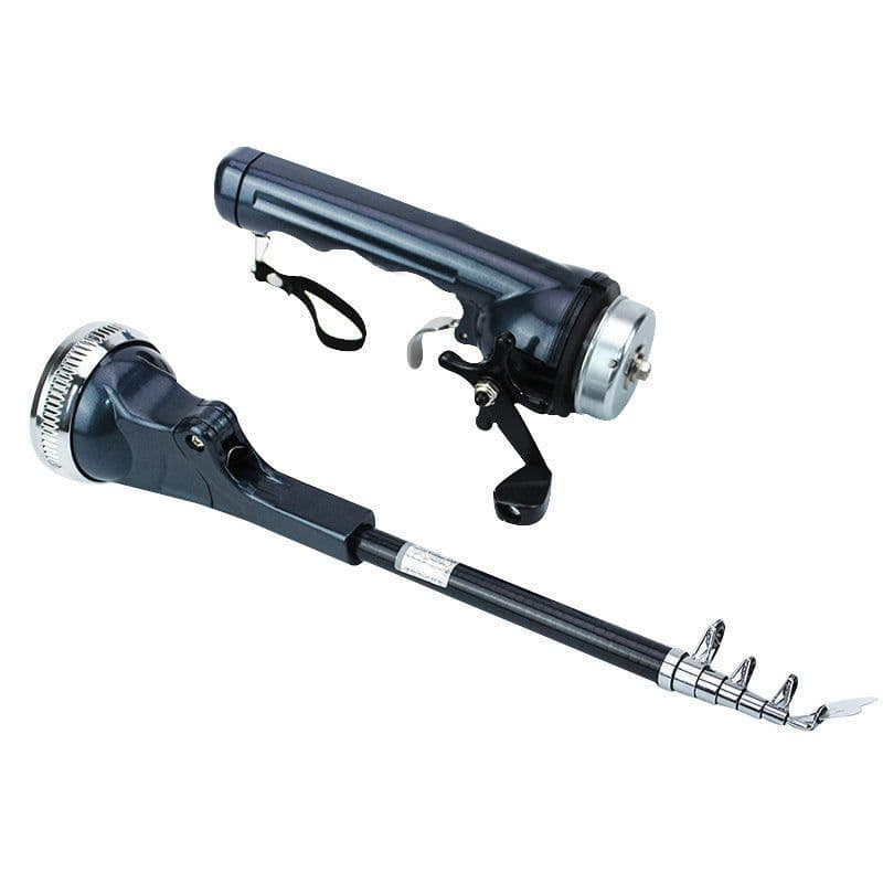 image-Foldable fishing rod portable pocket throwing rod