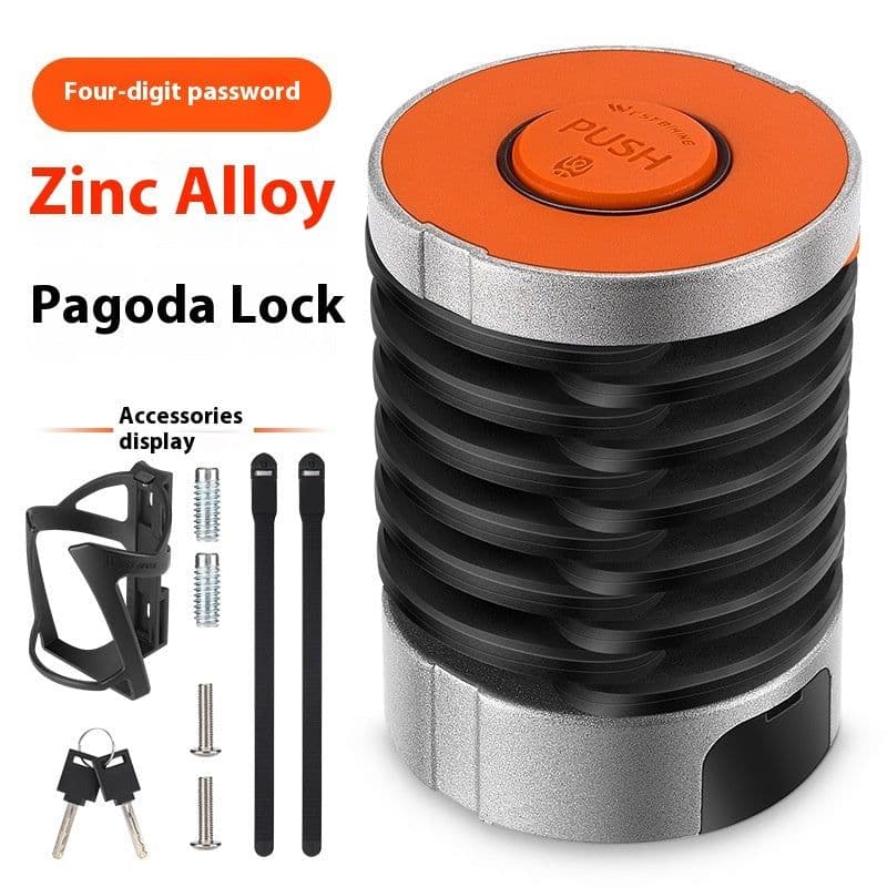 image-Bicycle Fliplock Mountain Bike Electric Car Water Bottle Cage Anti-theft Password Portable Cycling Fixture