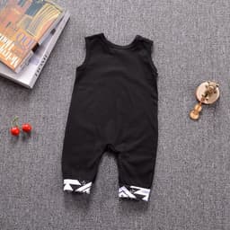 image-Trendy Pattern Men's And Women's Baby Cotton One-piece
