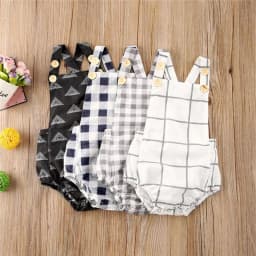image-Toddler Baby Boys Romper Summer Newborn Baby Girls Sleeveles