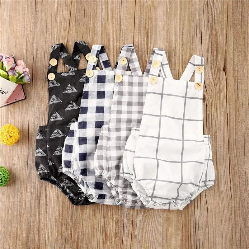 image-Toddler Baby Boys Romper Summer Newborn Baby Girls Sleeveles
