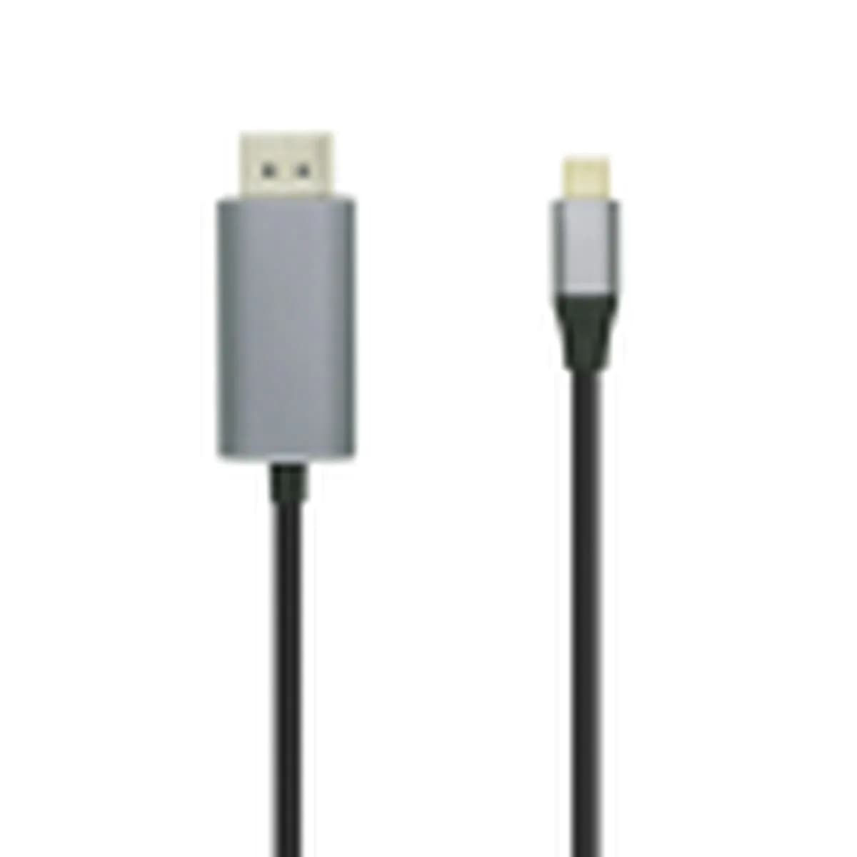 image-USB-C to DisplayPort Adapter Aisens A109-0394 Black 80 cm