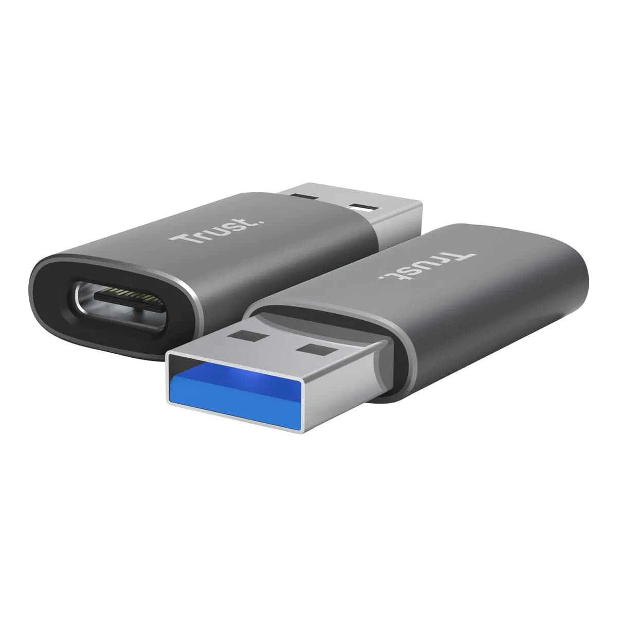 image-USB Adaptor Trust 25573 Grey (2 Units)