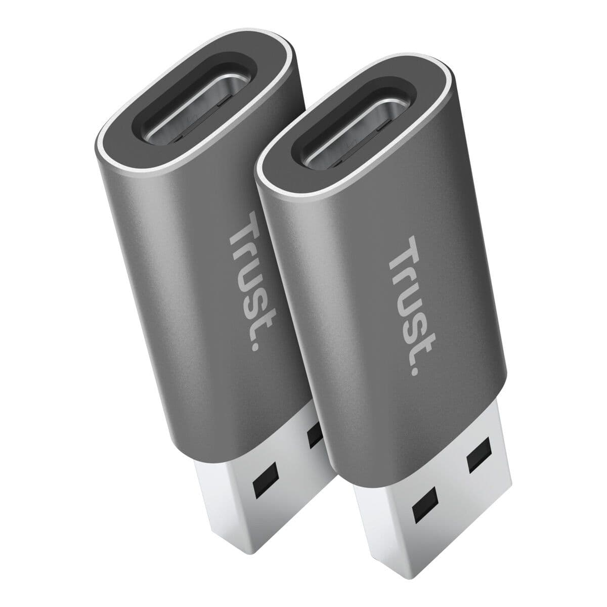 image-USB Adaptor Trust 25573 Grey (2 Units)