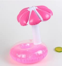 image-Pvc Inflatable Water Toy, Water Inflatable Coaster, Floating Drink Cup Holder