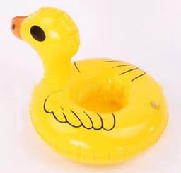 image-Pvc Inflatable Water Toy, Water Inflatable Coaster, Floating Drink Cup Holder