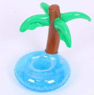image-Pvc Inflatable Water Toy, Water Inflatable Coaster, Floating Drink Cup Holder