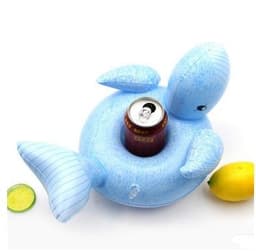 image-Pvc Inflatable Water Toy, Water Inflatable Coaster, Floating Drink Cup Holder
