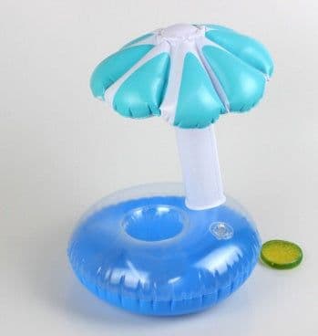 image-Pvc Inflatable Water Toy, Water Inflatable Coaster, Floating Drink Cup Holder
