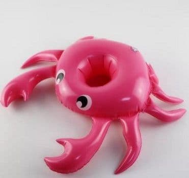 image-Pvc Inflatable Water Toy, Water Inflatable Coaster, Floating Drink Cup Holder
