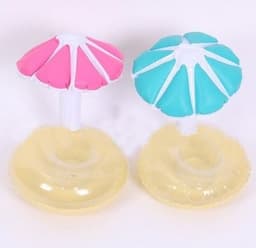 image-Pvc Inflatable Water Toy, Water Inflatable Coaster, Floating Drink Cup Holder