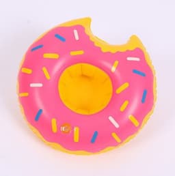 image-Pvc Inflatable Water Toy, Water Inflatable Coaster, Floating Drink Cup Holder