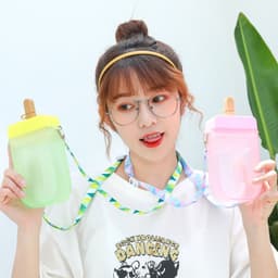 image-Summer Children's Water Cup Baby Portable Cup Straw