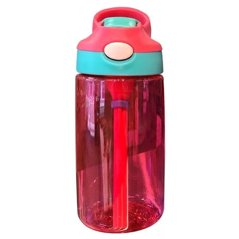 image-Children's water cup, baby straw cup, leak-proof cup