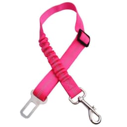 image-Adjustable Dog Seat Belt Dog Car Seatbelt Harness Leads Elastic Reflective Safety Rope