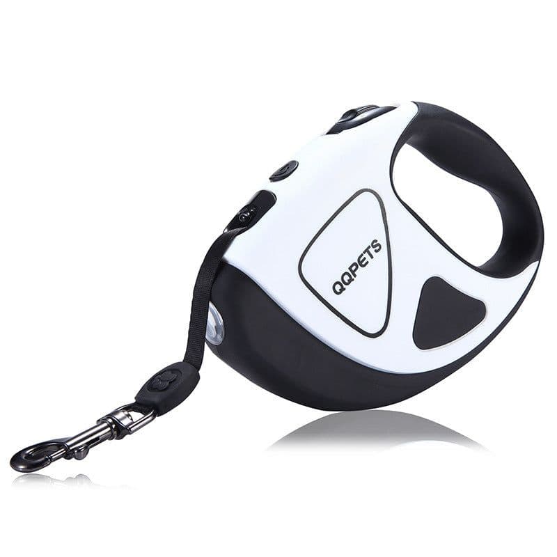 image-Pet Dog Automatic Retractable Fiber Leash Night Safety LED Shining Automatic Stretching Dog Hand Holding Rope Pet Supplies