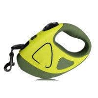 image-Pet Dog Automatic Retractable Fiber Leash Night Safety LED Shining Automatic Stretching Dog Hand Holding Rope Pet Supplies