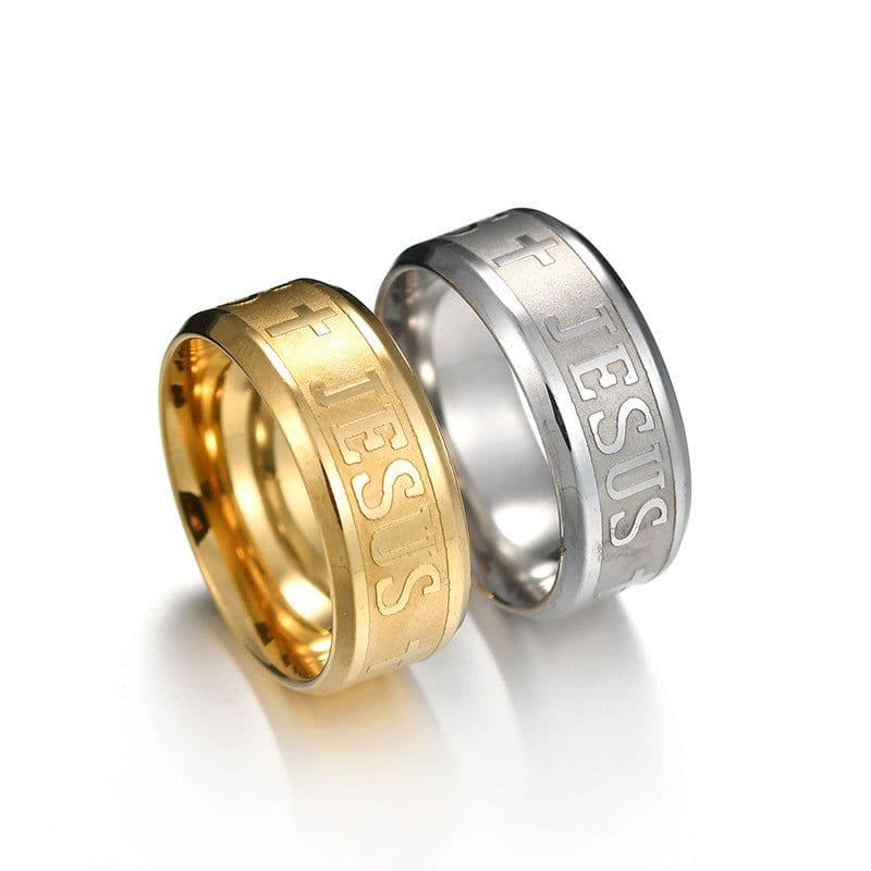 image-Jesus Cross Stainless Steel Ring