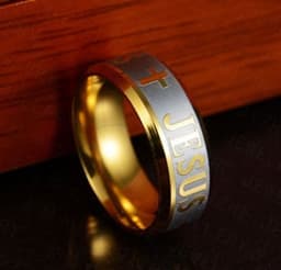 image-Jesus Cross Stainless Steel Ring