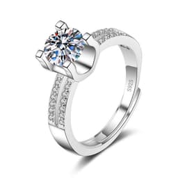 image-Female Ring Imitation Moissan Diamond Ring Female