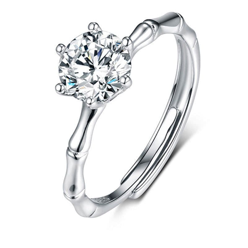 image-Female Ring Imitation Moissan Diamond Ring Female