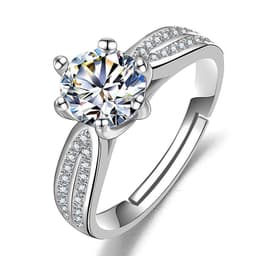 image-Female Ring Imitation Moissan Diamond Ring Female