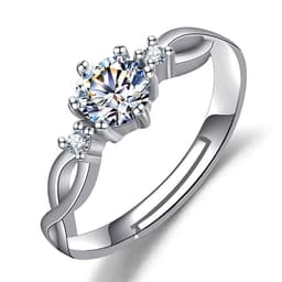 image-Female Ring Imitation Moissan Diamond Ring Female