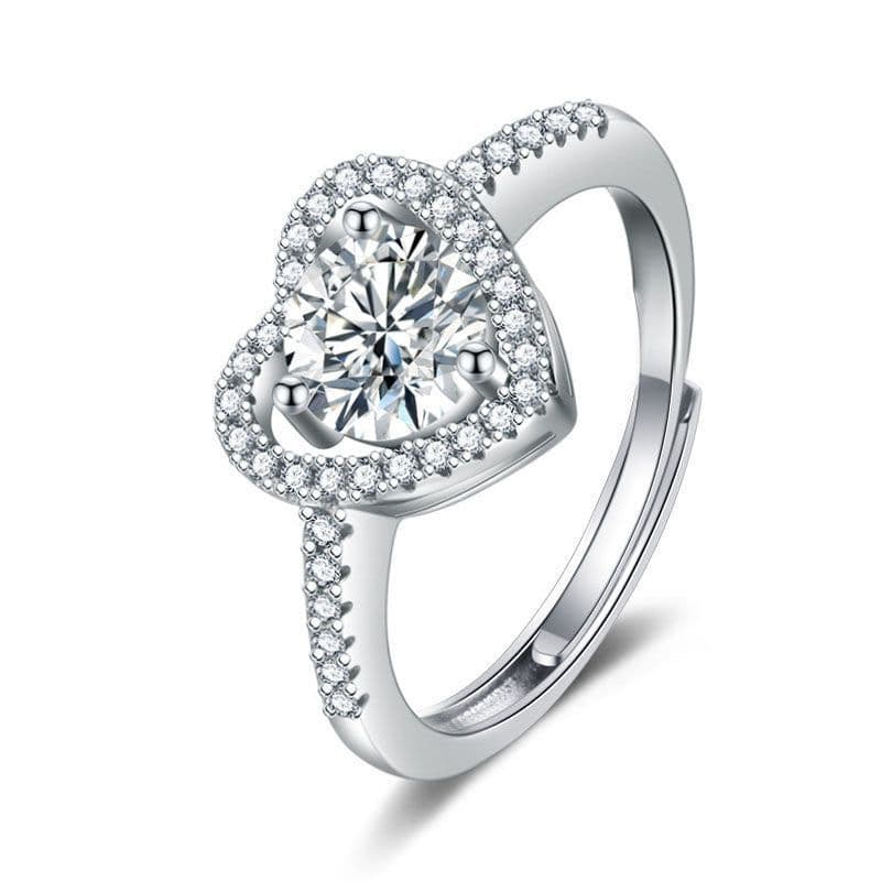 image-Female Ring Imitation Moissan Diamond Ring Female
