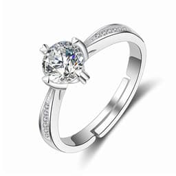 image-Female Ring Imitation Moissan Diamond Ring Female