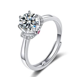 image-Female Ring Imitation Moissan Diamond Ring Female
