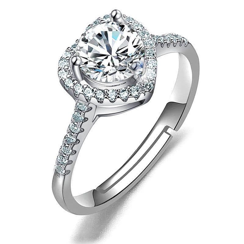 image-Female Ring Imitation Moissan Diamond Ring Female
