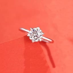 image-Female Ring Imitation Moissan Diamond Ring Female
