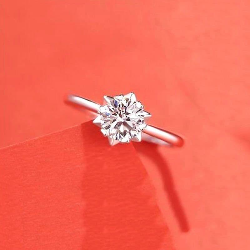 image-Female Ring Imitation Moissan Diamond Ring Female